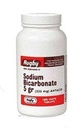 Rugby Sodium BICARB 5GR TAB Sodium BICARBONATE-325 MG White 1000 Tablets UPC 305361046101