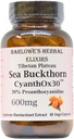 Barlowe's Herbal Elixirs Sea Buckthorn Extraction de CyanthOX 30TM.600mg par Capsule.