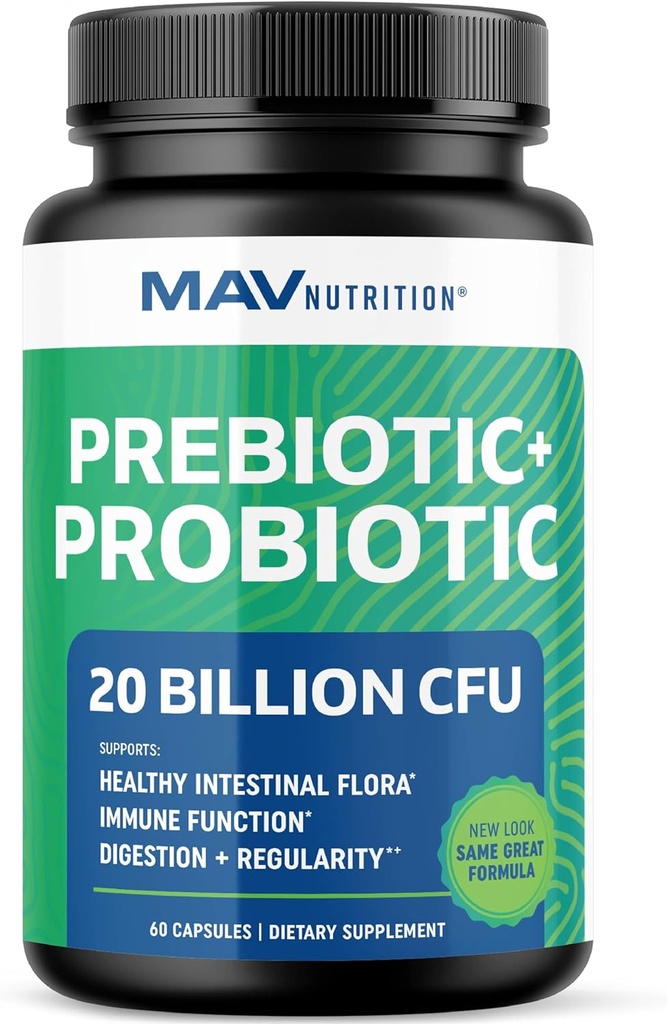 Prebiotiká a probiotiká pre ženy a mužov Pre a probiotiká pre zdravie Gut & Bloating Relief 