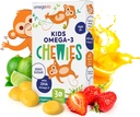 Omega 3 Gummies - Ultra- High DHA Žvýkací gel Gummy - Omega 3 pro děti podporuje Brain & Eye zdraví - Sugar- Free Natural Fruit Flavor - Kids Omega 3 Fish Oil Gummies (30 Počet)