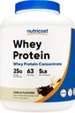 Nutricost Whey Protein Powder, Baunilha, 5 libras - Concentrado de proteína de Whey