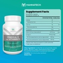 Mannatech Omega3 D3-vitaminnal a csont, a szív és a kognitív támogatás, készült tiszta hal olaj