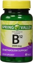 Spring Valley - Vitamin B-12 2500 mcg, Sublingual, 60 Microlozenges