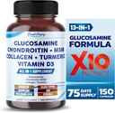 Glukosamina Chondroitin MSM Collagen Turmeric - Osasun laguntza bateratua AEBn egina