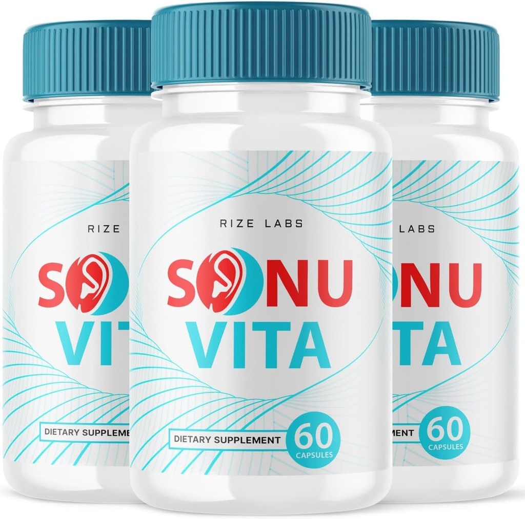 rize labs Sonu Vita Dietary Supplement, Hearing Support Formula, Maximum Strength Capsules, Supports Healthy Life - Pack of 3(180 Capsules)