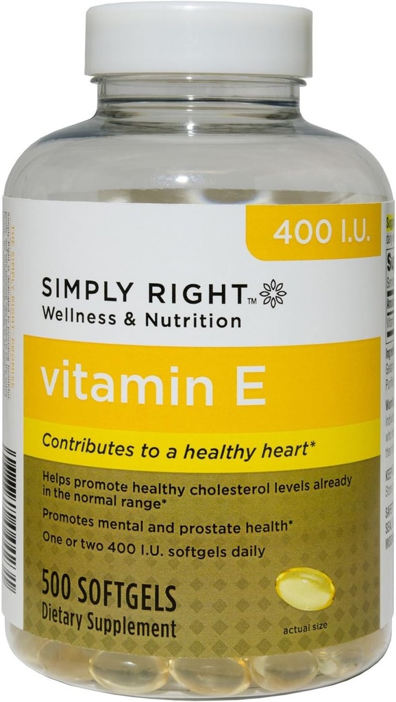 Member's Mark Vitamin E 400 IU Softgels - 500 ct.