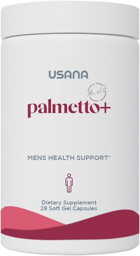 USNA Palmetto Plus ראה את Palmetto Prostate תוספת לגברים - (28 קפסולות לכל Container) - גודל המשרת: 1 קפסולה