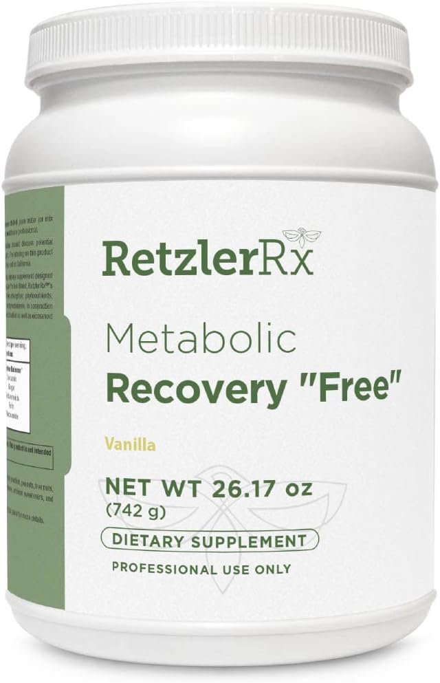 HormoneSynergy Metabolic Recovery Formula - Optimal Gastrointestinal, Hepatic e Intestinal GHI Support - Sugar and Stevia Free Vanilla