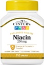 21st Century Niacin 250 mg Tabletten, 110-Count (Pack von 2)