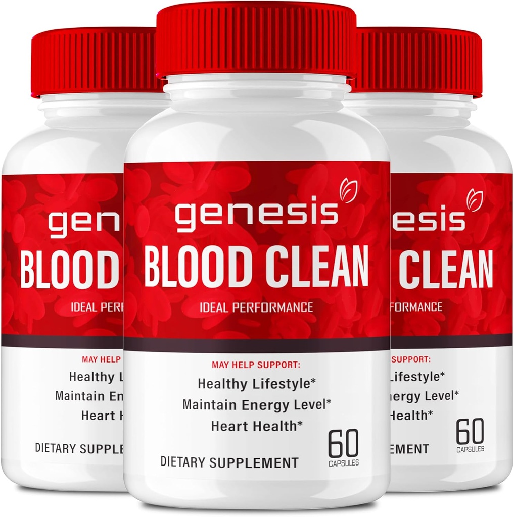 Genesis Blood Neteja les boles de sang - Una fórmula avançada suplementari per a la màxima força - Netejador de sang natural, Genesis Clear Pells, Genesis HamyClean Pastilla Reviews (granatge3)