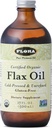 Flora - Flax Oil - Cold-Pressed, Unrefined, Organic Flax Seed Oil - Contains Omega-3 & Omega-6 - Non-GMO & Gluten-Free - Keep Chilled - 17 fl. oz. Amber Glass Bottle