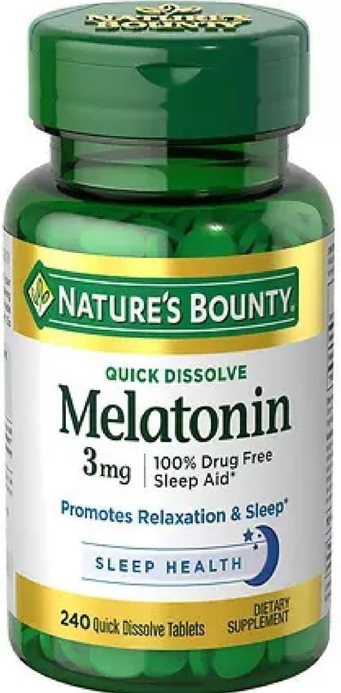 Bounty Melatonin 3 mg tabletki 120 tabletek (opakowanie po 2)