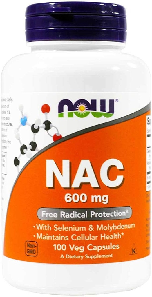 Теперь продукты NAC 600 мг - 100 Vcaps 2 Pack