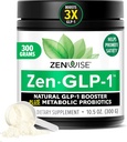 Zenwise Health ZenGLP-1, GLP-1 natural com probióticos metabólicos para ajudar a controlar a fome e desejos e apoiar a saúde digestiva - Suporte do suplemento GLP-1 para mulheres e homens - 30 dias de serviço