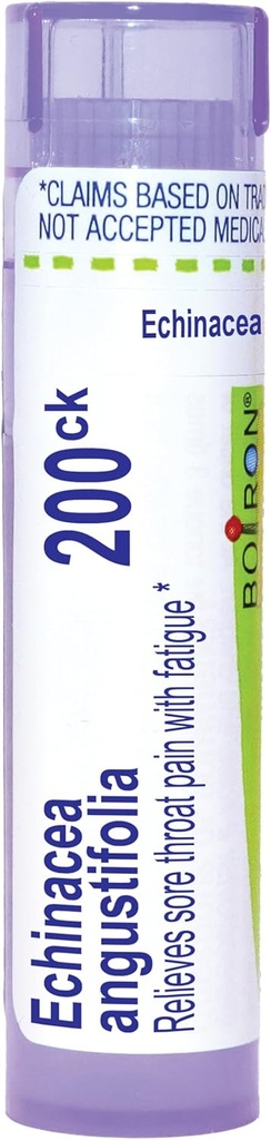 Boiron Echinacea purpurea 200Ck for Sore Halssmerter med træthed - 80 Pellets