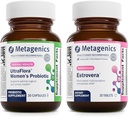 Paquet de metagènics - UltraFlora's Estranovera - 30 comte de UltraFlira per a Vaginal salut - 30 taules d'Estrana per Flashs calents, Menopasege & Night Sweats