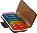 Niedlicher Organizer für Senioren Travel Medicine Holder 7-Day Pille Case Leichte tragbare Lagerung
