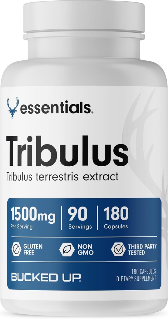 Bucked Up Tribulus 1500mg Per Serving, Essentials (90 сервировок, 180 капсул)