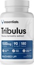 Bucked Up Tribulus 1500mg Per Serving, Essentials (90 Serve, 180 capsule)