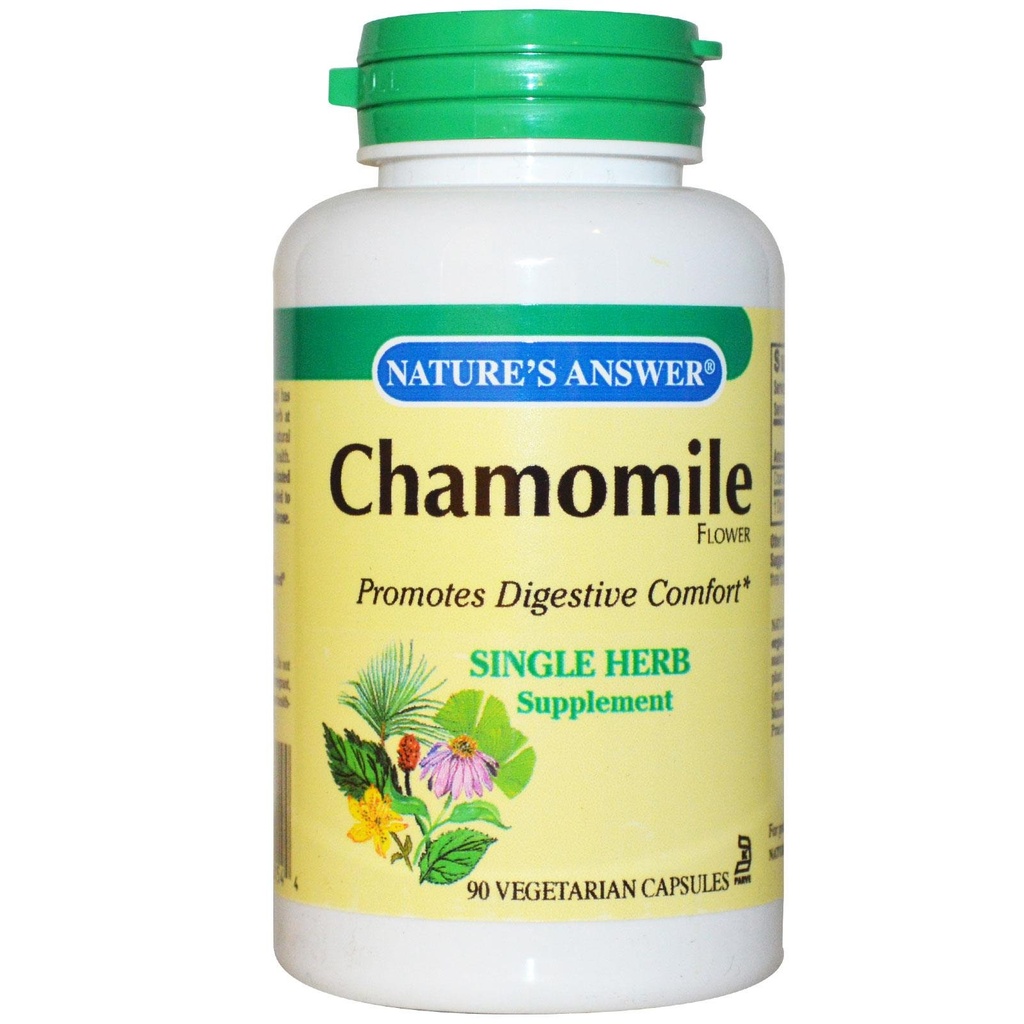 Nature's Answer Chamomile Flower -- 90 Vegetarian Capsules