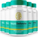 Neuuro Defender Brain doplňky pro paměti a zaměření Kapsle NeuroDefender Advanced Formule Brain Support Pills, Extra síla Nootropics Neuro Defender Všechny přírodní recenze (5 Pack)