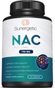 Suplemento Premium NAC N-Acetil Cysteine – 750mg Por Cápsula – Suporta Cápsulas de Fio, Imune Detox, Cellular e Respiratória – 90 N Acetil Cysteine