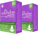 Azendus Mood 200mg de S-Adendosylméthionine Butanedisulfonate (même) (2boîtes - 120 comprimés enrobés entériques) Vegan, sans gluten, sans soja