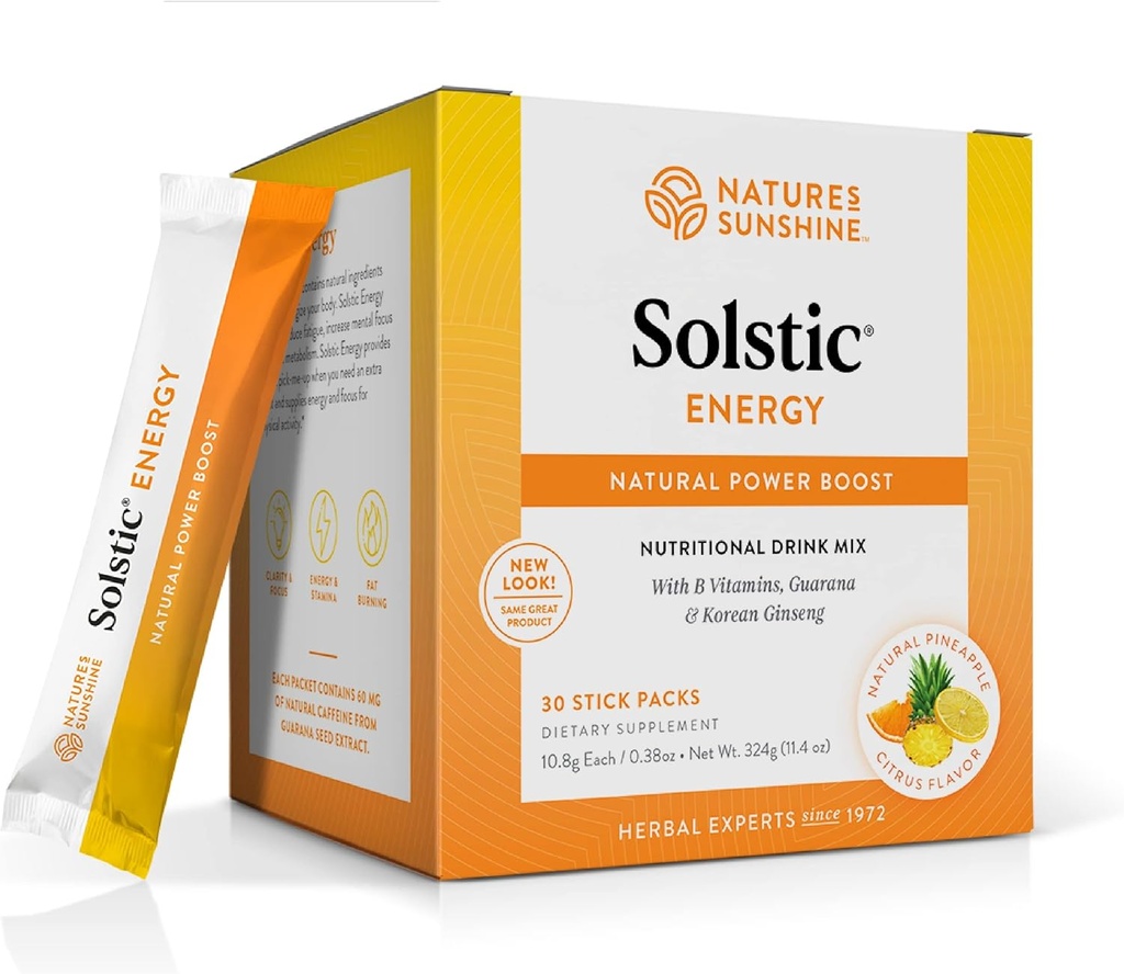 Nature 's Sunshine Solstic Energy, 0.14 Ounce masing-masing, 30 Cacah (Paket 1)