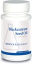 Bioteknologi Forskning Blackcurrant Seed Oil Natural Source of Gamma Linolensyre GLA, 535 mg Capsule, Understøtter Kardiovaskulær Sundhed, Normal Tissue Reparation, Immunsystemet, Kvinders Sundhed 60 Caps