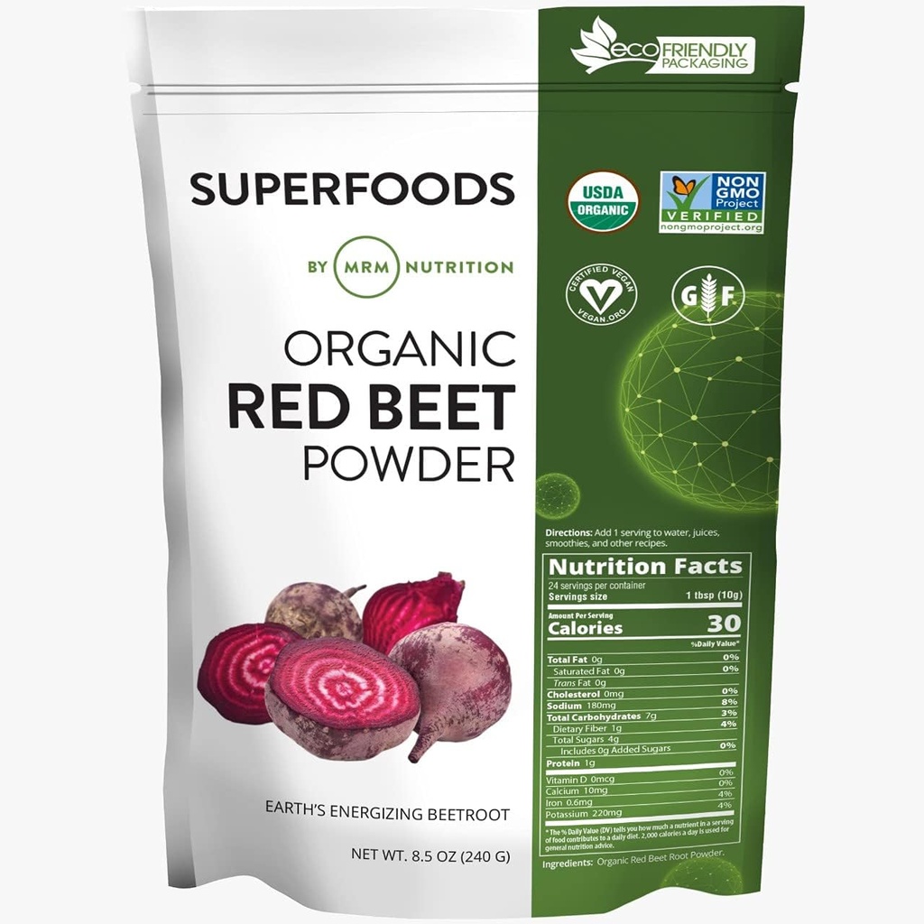 MRM Nutriţie Organic Red Beet Powder 