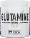 FINAFLEX Pure GLUTAMINE, Unflavored Powder - 10.6 oz - Reduce a rotura muscular e soporta niveis de nitróxeno - 100% L-glutamina pura - 60 porcións