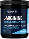 L-Arginin-Pulver - Nitric Oxid-Ergänzung für Männer und Frauen mit L-Citrulline und Rübenwurzel - Pre and Post Workout Unterstützung für Ausdauer und Erholung - Entflammt, 1 Monat Versorgung (30 Scoops)