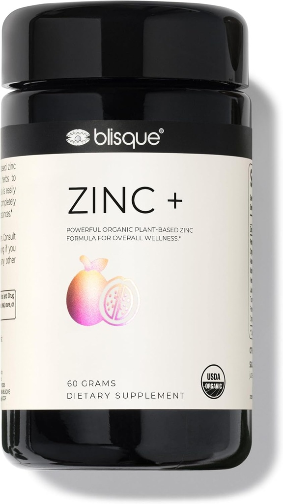 Blique – Organic Zinc Supplement supplement sourced from Guva ลีฟ | for Immun Super, Devation and Boost | with Asvanandha, Aloe Varie, Girgin, and Turmeric Gromans | Grobermans