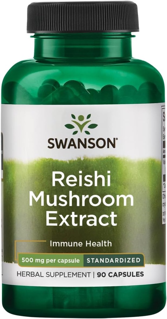 Swanson Reishi Sieniuute 500 Milligrammaa 90 kapselia