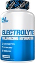 Evlution Nutrition Volumizing Electrolyte Hydration Tablets - Rapid Rehydration Supplement - Recharge and Recover - Contiene 8 elettroliti chiave - Vegan, senza glutine, e Keto Friendly - 60 Serve