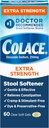 Colace Extra Strength Stol Softener за нежно ефективно облекчаване на запек, #1 Лекар препоръчва Stol Softener Brand, 250 mg Docusate капсули, 60 броя (пакет от 1)