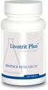生物学研究 Livotrit Plus Liver Cleanse and Detox Support 天然非转基因生物草药与牛奶硝酸盐180片