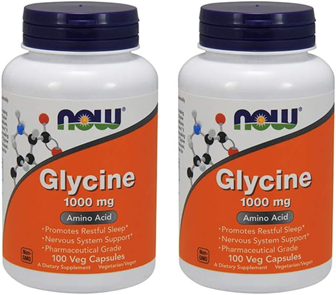 Jetzt Lebensmittel Glycine 1000 mg - 100 VegiCapsules 2 Pack