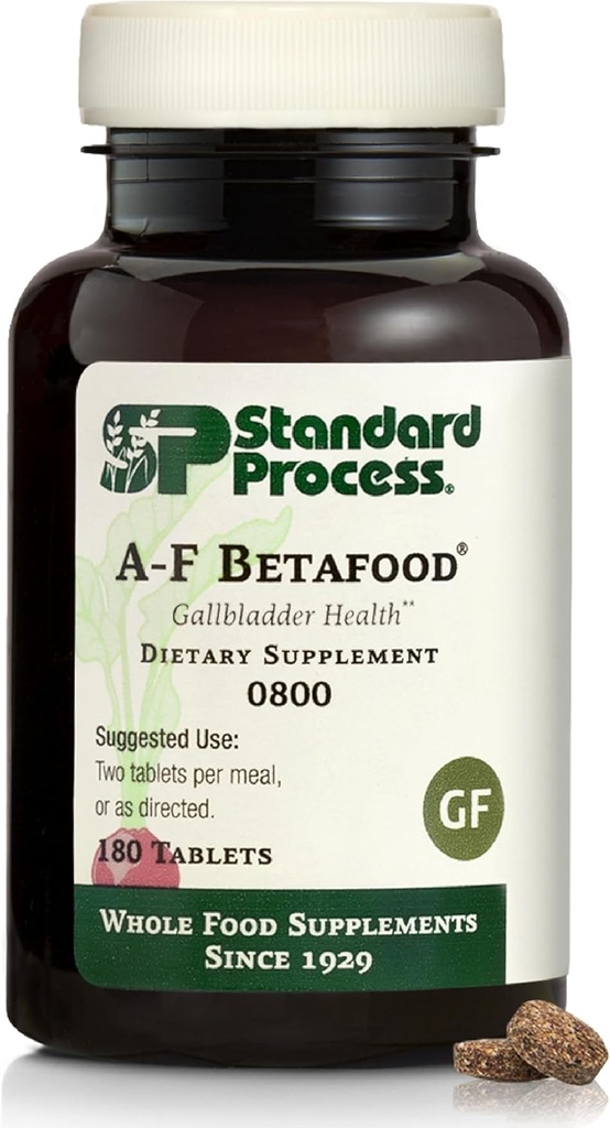 Standardni proces A-F Betafood Gallbladder Health Dietary Supplement - Gluten-free, Non-May, & Non-Soy - Gallbladder Function & Jetra Care - 360 Tablete