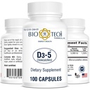 Bio Tech Vitamin D Capsule 53191024401 1 Bottle, 100 per Bottle