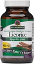 Réponse de la nature Racine de réglisse 90 Capsules - Support digestif, immunitaire et respiratoire - Végétarien, végétalien, sans gluten, casher Racine de réglisse - Supporte la peau