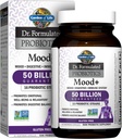 Garden of Life Dr. Formulated Probiotics Mood + Acidophilus Probiotic Supplement - Promotes Relaxation and Digestive Balance - Ashwagandha for Stress Management - Non GMO, Gluten Free - 60 Veggie Caps