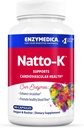 Enzymedica, Natto-K, Nattokinase Supplemento, promuove la salute e la circolazione del cuore, 90 conte