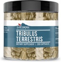 Наземные элементы Tribulus Terrestris 200 капсул, чистые и неразбавленные, без добавок