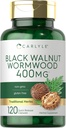 Carlyle Black Walnut Wormwood | 120 kapslar | Herbal Complex | Non-GMO, Gluten Free