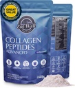 EAT WELL PREMIUM FOODS Collagen Peptides Powder Protein 45 Servings, 16oz, Collagen for Skin, Bone and Joint Support, Type I ' III Gras Fed Collagen supplements for Women and Men, Keto, Amino Acids