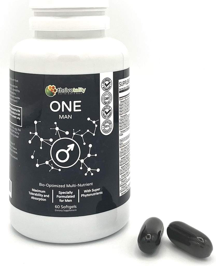 ONE Man Bio-Optimized Multi-Nutrient by Thrivetality 