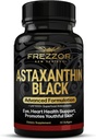 FREZZOR Astaxanthin Black 12mg 反衰老美容补充抗氧化剂 – 锻炼恢复皮肤,眼睛,神经,肌肉 → 心血管和免疫支持 60软胶