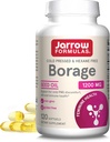 Jarrow Formulas Borage 1200 mg - 120 Softgels - Fuente de GLA - Borage Oil Supplement - para Skin Health &amp; Immune System Support, Mild PMS Discomfort Support - Hasta 120 Servings
