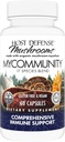 Host Defense MyCommunity Capsules - 17 Species Blend Mushroom Suplement for Immune Support - Herbal Aid with Lion 's Mane, Reishi. Chaga, Cordyceps, Turkey Tail & More - 60 Capsules (30 Pelayan) *